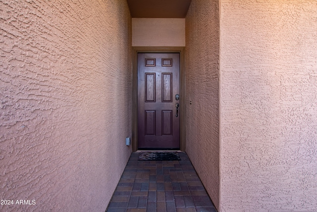 view of entrance to property