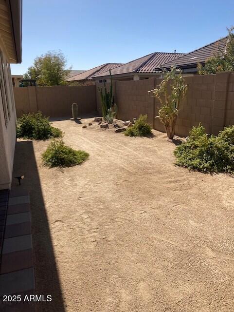 view of yard with a patio