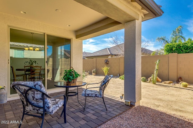 view of patio