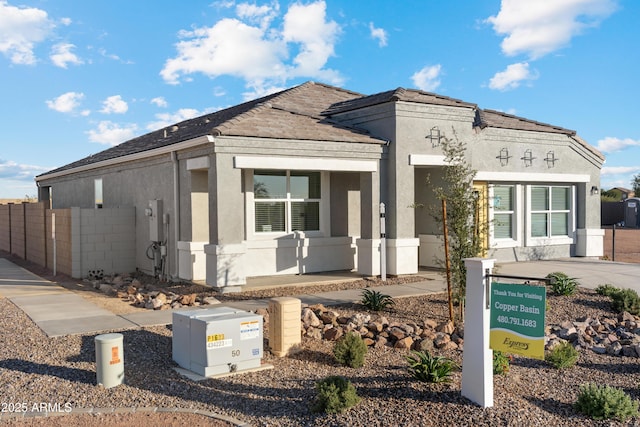 28242 N Nealite Dr, San Tan Valley, AZ 85143 - view of front of house with stucco siding