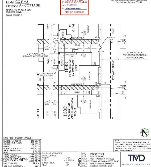 14620 W Sand Hills Rd, Surprise, AZ 85387 - floor plan