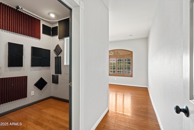 2024 N 125th Ave, Avondale, AZ 85392 - hallway with hardwood / wood-style floors and baseboards