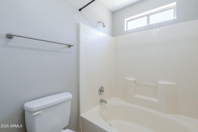 16077 W Larkspur Dr, Goodyear, AZ 85338 - bathroom featuring toilet and bathing tub / shower combination