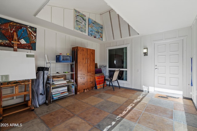 entrance foyer featuring a high ceiling