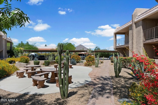 7430 E Chaparral Rd Unit A222, Scottsdale, AZ 85250 - view of community with a patio