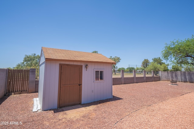 17810 N 34th Pl, Phoenix, AZ 85032 - view of shed with a fenced backyard