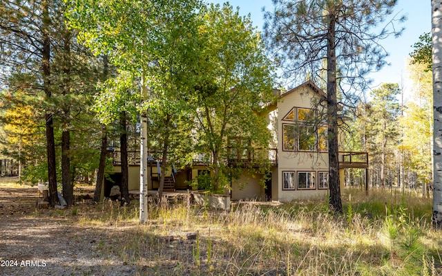 view of rear view of house