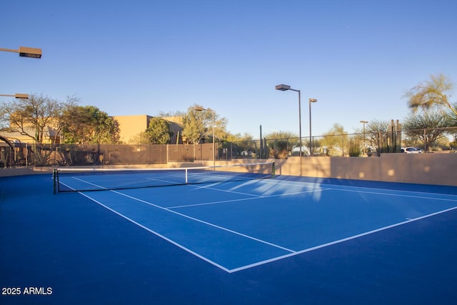 view of sport court