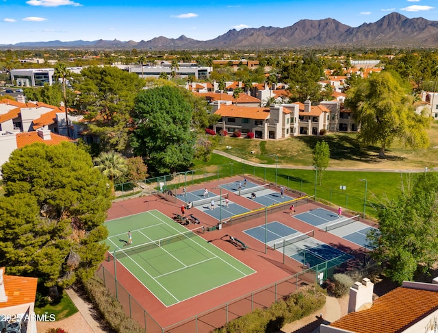 9340 N 92nd St Unit 118, Scottsdale, AZ 85258 - aerial view with a mountain view and a residential view