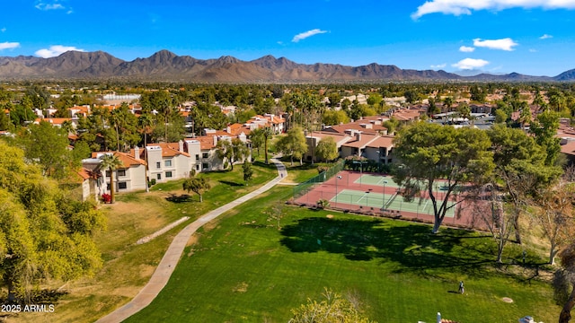 9340 N 92nd St Unit 118, Scottsdale, AZ 85258 - bird's eye view with a mountain view and a residential view
