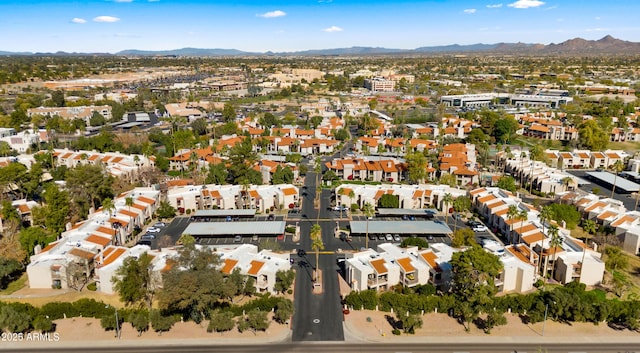 9340 N 92nd St Unit 118, Scottsdale, AZ 85258 - birds eye view of property featuring a mountain view and a residential view