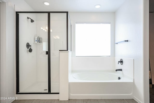 18813 W Solano Dr, Litchfield Park, AZ 85340 - full bathroom with a shower stall and a bath