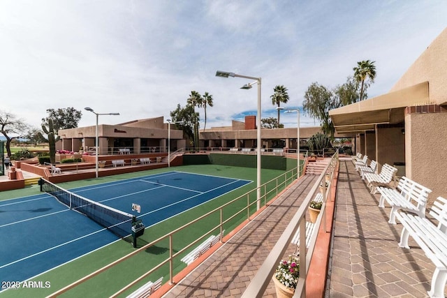 view of tennis court