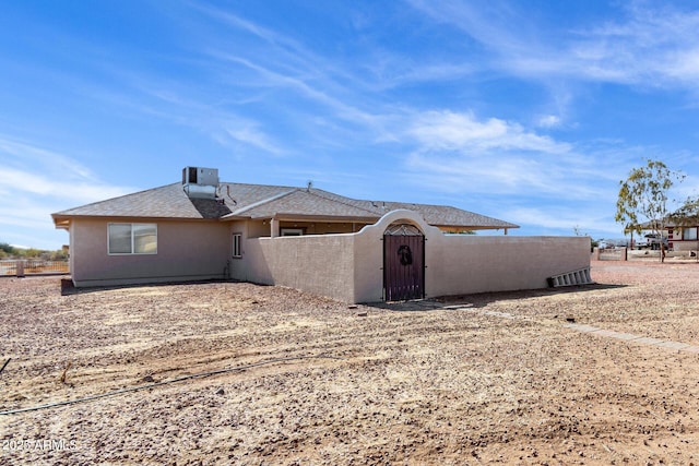 view of rear view of house