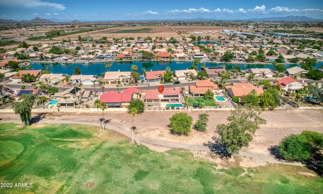 view of aerial view