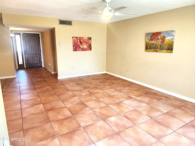 9939 W Ironwood Dr, Sun City, AZ 85351 - unfurnished room featuring a ceiling fan and light tile patterned flooring