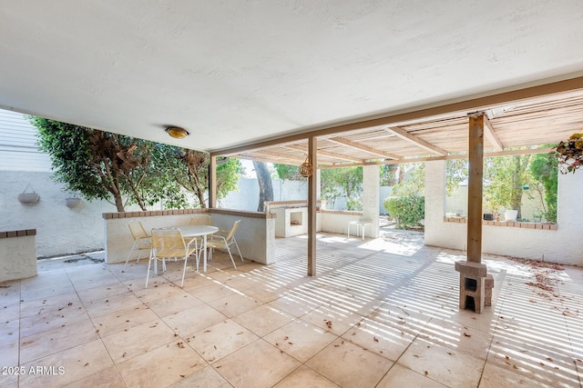 15608 N 57th Dr, Glendale, AZ 85306 - fenced backyard with outdoor dining space and a patio area