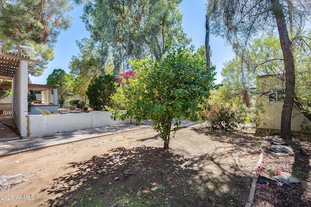 15608 N 57th Dr, Glendale, AZ 85306 - fenced yard with a pergola
