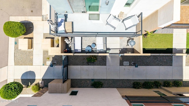 aerial view
