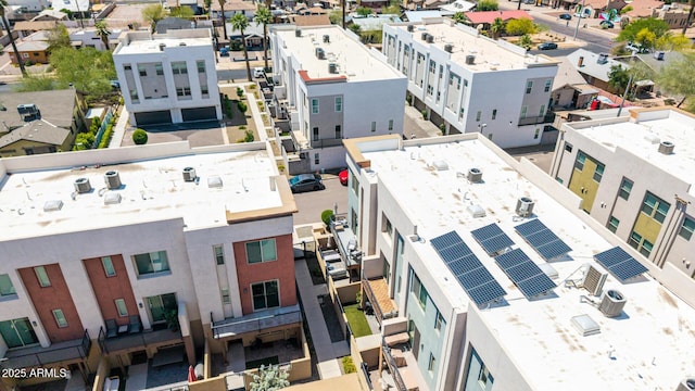 aerial view of residential area