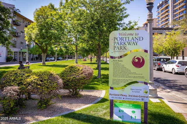 view of property's community