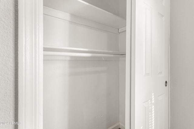 view of closet