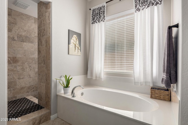 2030 W Whisper Rock Trl, Phoenix, AZ 85085 - full bath with a garden tub and tiled shower