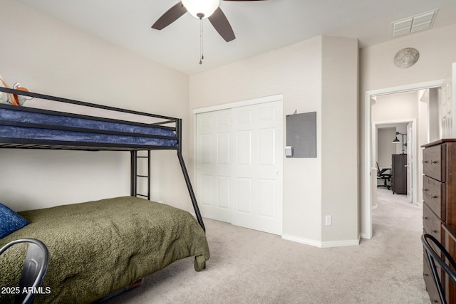 2030 W Whisper Rock Trl, Phoenix, AZ 85085 - bedroom with carpet flooring and ceiling fan