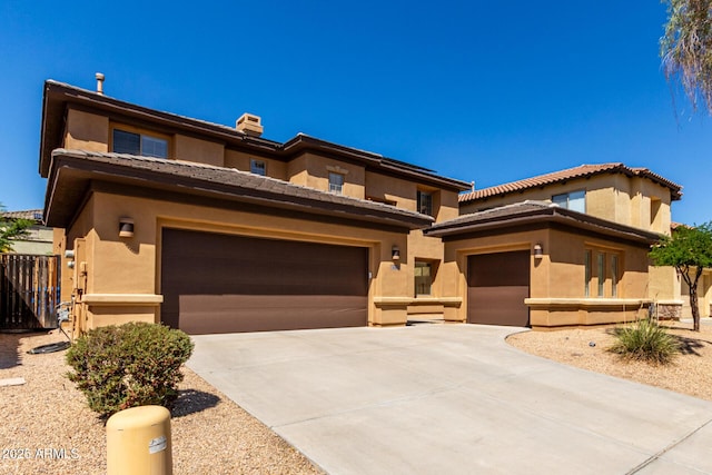 2030 W Whisper Rock Trl, Phoenix, AZ 85085 - view of front of home featuring stucco siding, driveway, and a tile roof