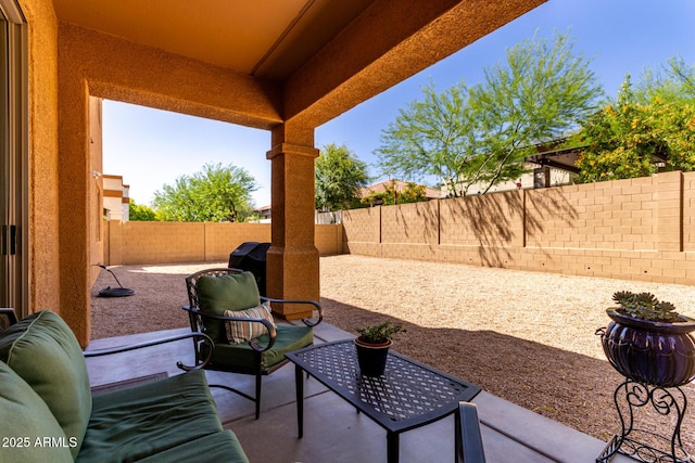 2030 W Whisper Rock Trl, Phoenix, AZ 85085 - fenced backyard with a patio