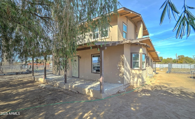 view of rear view of property