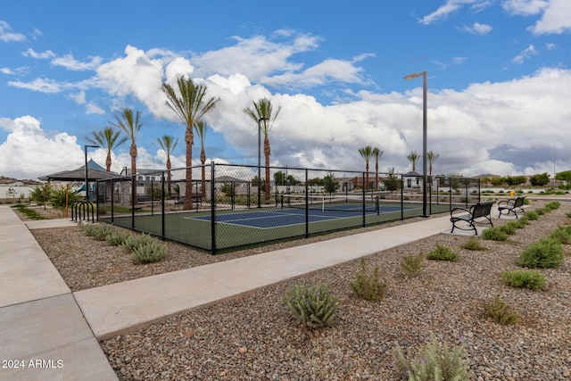 exterior space featuring fence