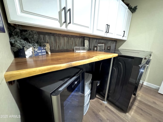 bar featuring wood finished floors