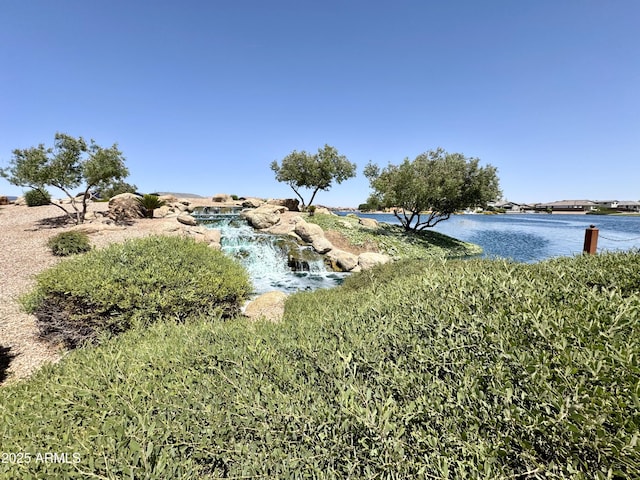view of water feature