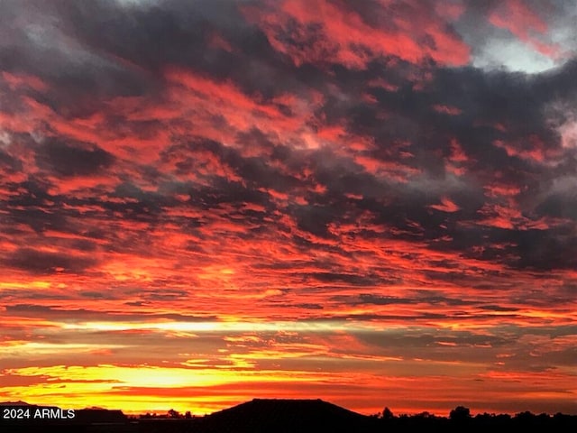 view of nature at dusk