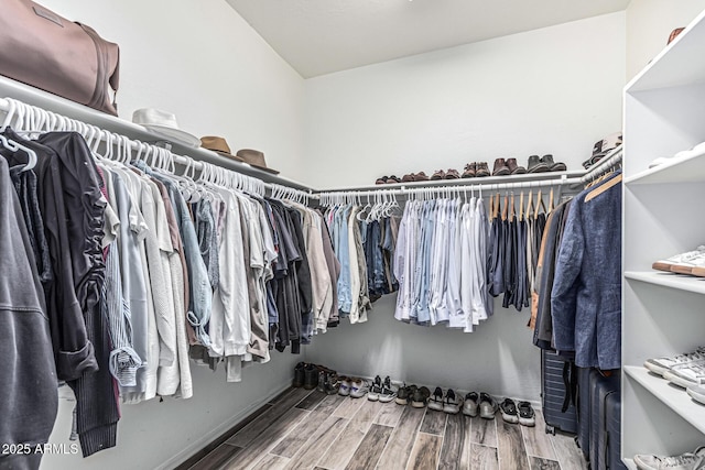 3109 N Black Rock Rd, Buckeye, AZ 85396 - walk in closet featuring wood finished floors