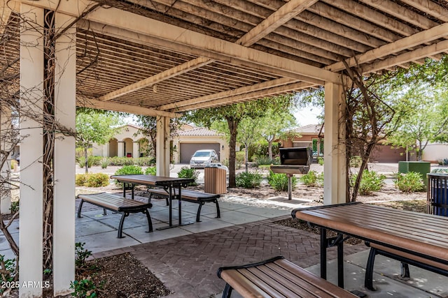 3109 N Black Rock Rd, Buckeye, AZ 85396 - view of patio / terrace featuring outdoor dining area and an outdoor kitchen