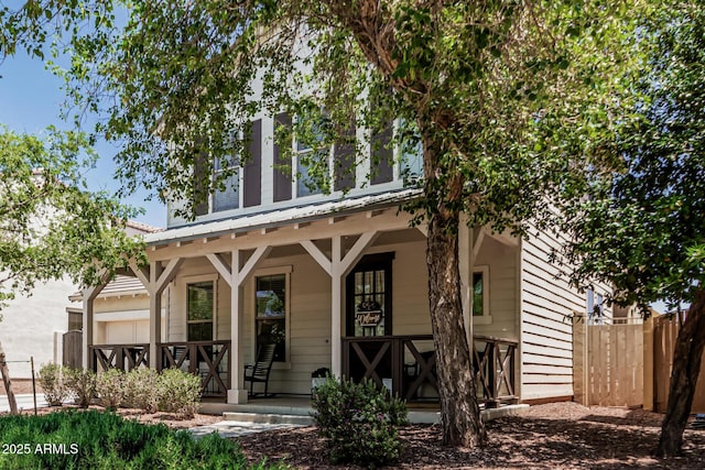 3109 N Black Rock Rd, Buckeye, AZ 85396 - back of house featuring a porch