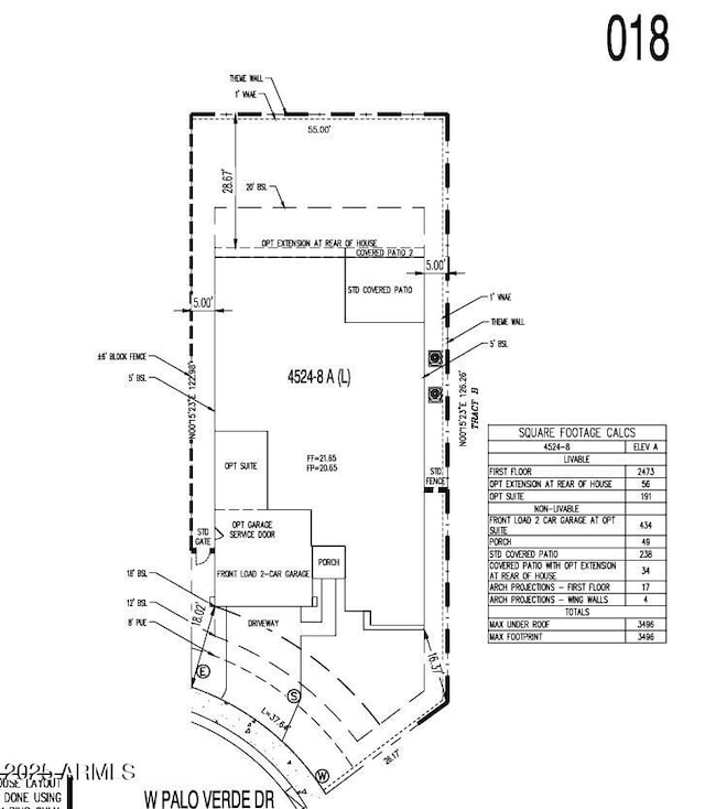 view of layout