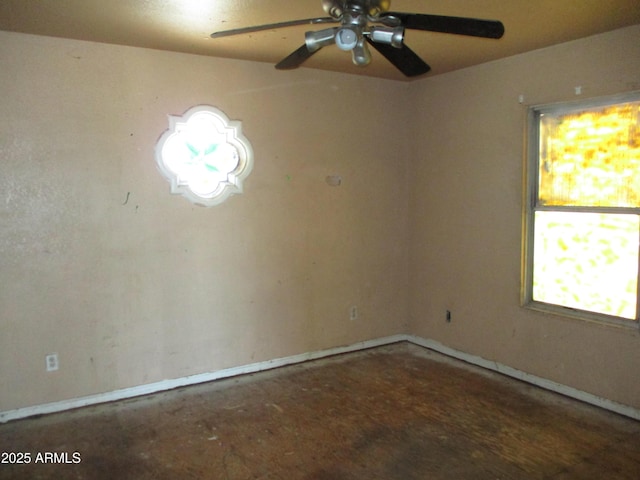 5716 E Desert Vista Trl, Cave Creek, AZ 85331 - unfurnished room featuring a ceiling fan and baseboards