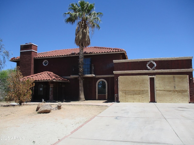 5716 E Desert Vista Trl, Cave Creek, AZ 85331 - view of front of property with driveway and stucco siding
