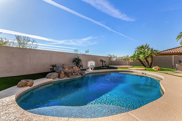 view of swimming pool