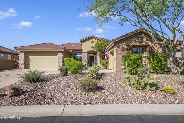 back of property with a patio and a yard