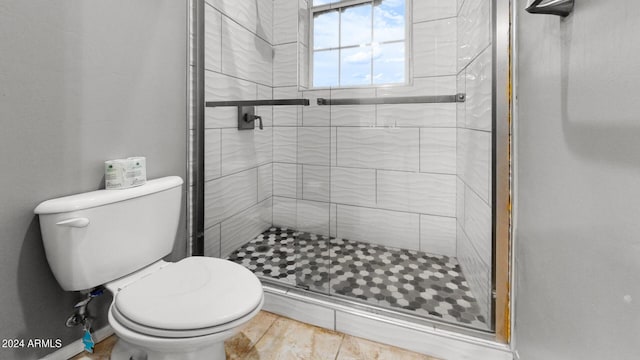 7171 W Quarter Horse Run, Coolidge, AZ 85128 - bathroom with toilet and a shower stall