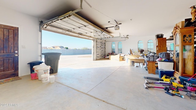 7171 W Quarter Horse Run, Coolidge, AZ 85128 - garage featuring a garage door opener