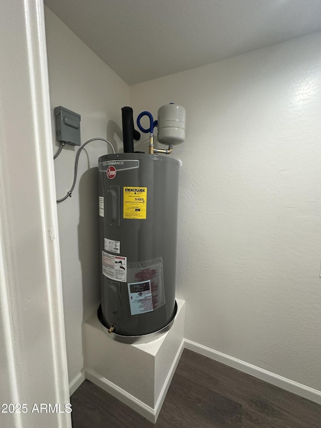 utilities featuring electric water heater