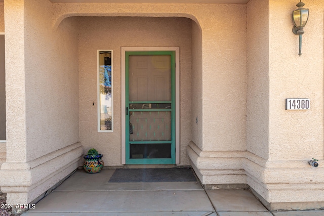 view of entrance to property