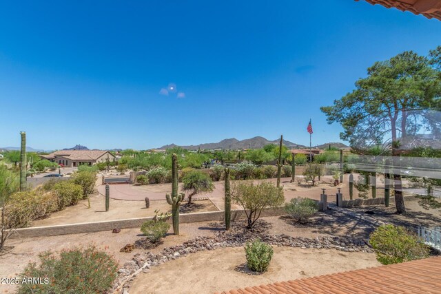8043 E Laurel St, Mesa, AZ 85207 - view of yard with a mountain view