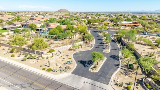 8043 E Laurel St, Mesa, AZ 85207 - aerial view of residential area with a mountainous background