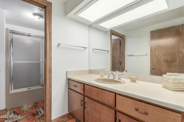 8043 E Laurel St, Mesa, AZ 85207 - full bathroom with vanity and a shower with shower door